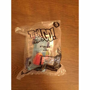 Mcdonald's Teen Titans Go Dc Comics Starfire Blue Car #5 Happy Meal Toy New Pack